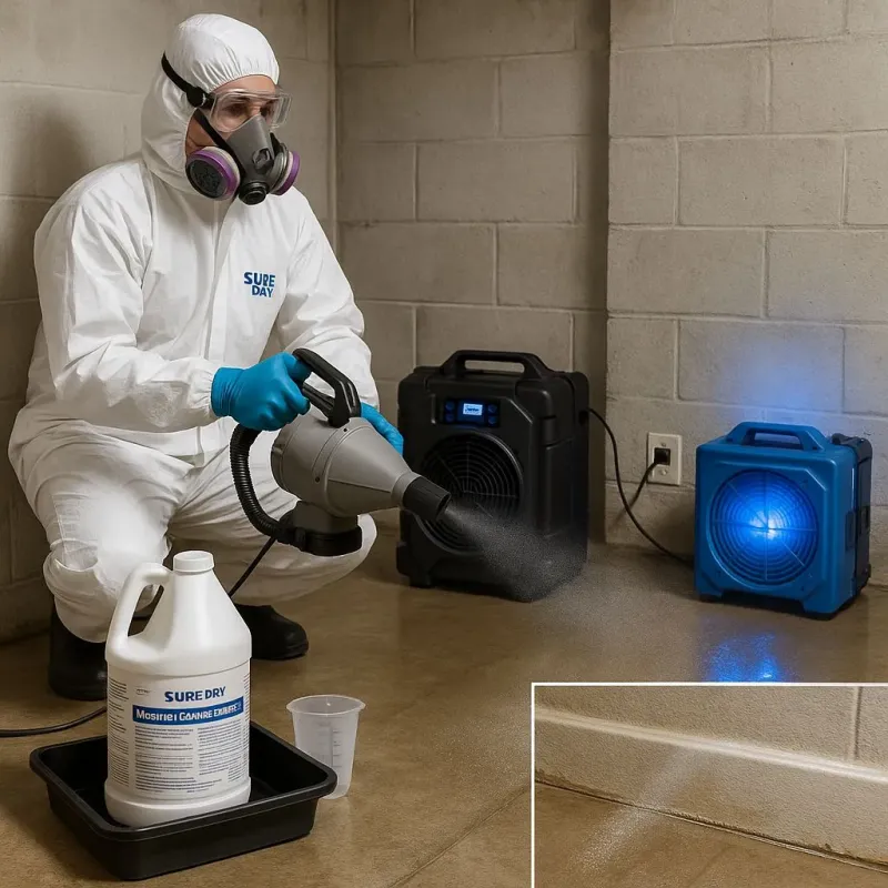Sanitization and Odor Removal process in Rayville, LA