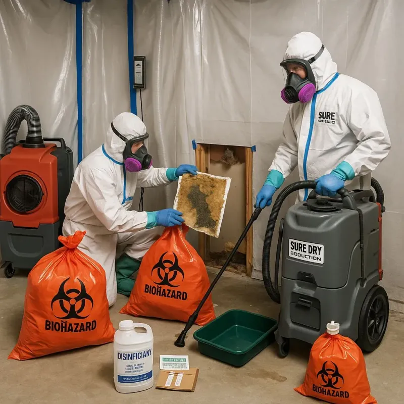 Contaminated Water Handling Protocols process in Rayville, LA